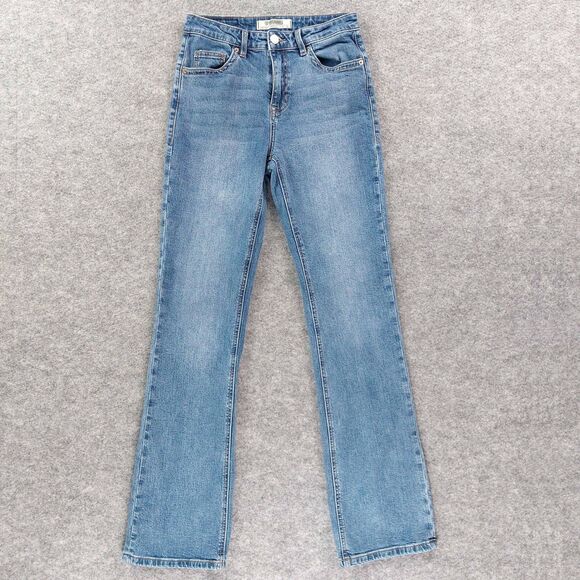 Rock & Roll Denim Jeans Womens Sz 27 Blue High Rise Bootcut Stretch Western Yoke - Picture 1 of 13